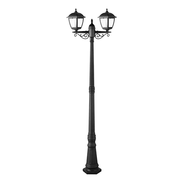 PAUL LANTERN STAND 2XE27 BLACK H2174 IP44