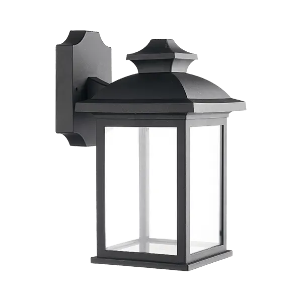 SCOTT LANTERN DOWN 1XE27 BLACK IP44