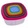 Setti pinottavia ilmatiiviitä keittiörasioita Excellent Houseware 911000160 7 osaa