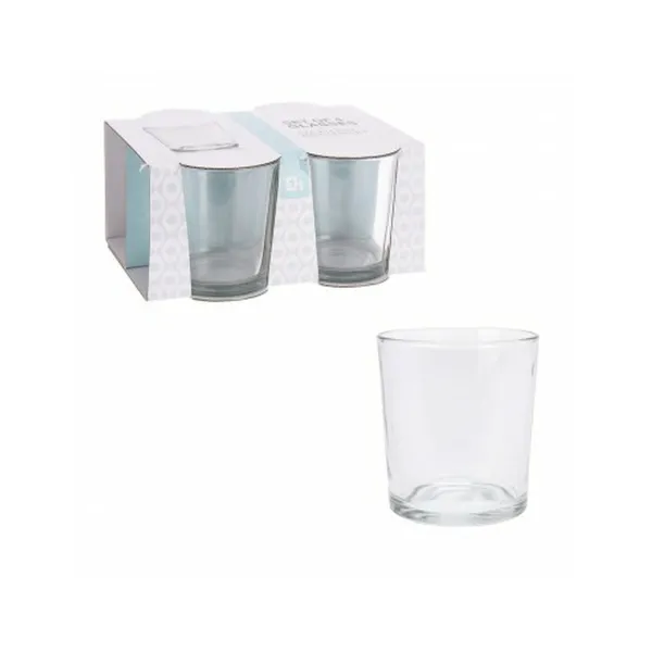 Glāžu komplekts Excellent Houseware ye6000410 Caurspīdīgs Stikls 280 ml (4 gb.)