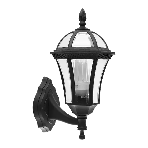 STEVEN LANTERN UPWARD 1XE27 BLACK IP44