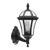 STEVEN LANTERN UPWARD 1XE27 BLACK IP44