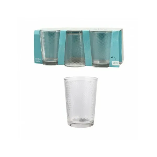 Glāžu komplekts Excellent Houseware ye6000770 Caurspīdīgs Stikls 425 ml (6 gb.)