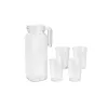Набор из кувшина со стаканами Excellent Houseware ye9000500 200 ml 1,1 L 5 Предметы