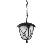 NICK LANTERN HANGING 1XE27 BLACK