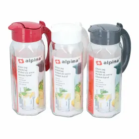 Läpinäkyvä lasikannu Alpina Kristalli Muovinen 1,5 L