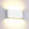 LED WALL LIGHT ROUNDED 2X6W 4000K IP65 WHITE