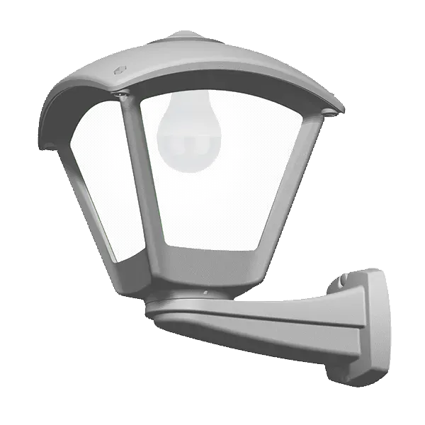 LED WALL LIGHT ROUNDED 2X6W 4000K IP65 BLACK