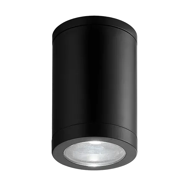 DL305 ROUND DOWNLIGHT SURFACE 1XE27 IP54 BLACK