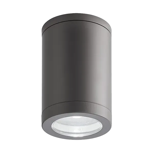 DL305 ROUND DOWNLIGHT SURFACE 1XE27 IP54 GREY