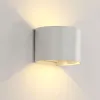 LED WALL LIGHT ROUND 2X5W 4000K IP54 WHITE