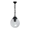 GLOBE 250 GARDEN HANGING LAMP 1XE27 IP55 BLACK