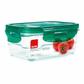 Hermētiska Pusdienu Kastīte Ibili 790406 Plastmasa 600 ml 16 x 12 x 6,5 cm Zaļš
