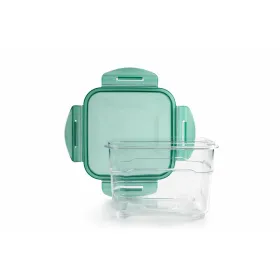 Hermetic Lunch Box Ibili 790415 1,5 L 15,5 x 15,5 x 10 cm Metal Plastic