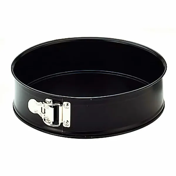 Съемная форма Ibili 820124 Сталь Ø 24 x 6,5 cm Чёрный Круглый