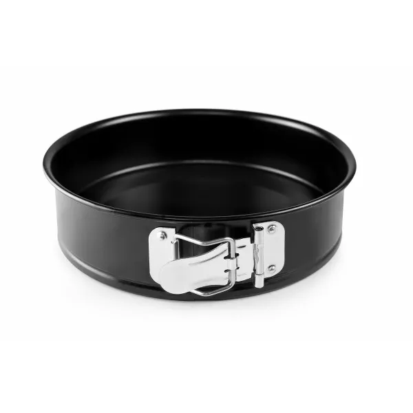Съемная форма Ibili 820124 Сталь Ø 24 x 6,5 cm Чёрный Круглый