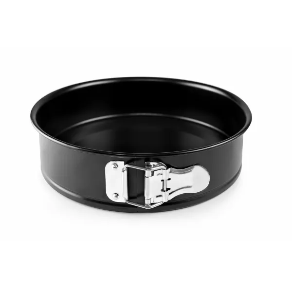 Съемная форма Ibili 820124 Сталь Ø 24 x 6,5 cm Чёрный Круглый