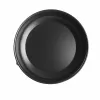 Съемная форма Ibili 820124 Сталь Ø 24 x 6,5 cm Чёрный Круглый