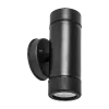 GRF323 FACADE FIXTURE 2XGU10 IP54 BLACK