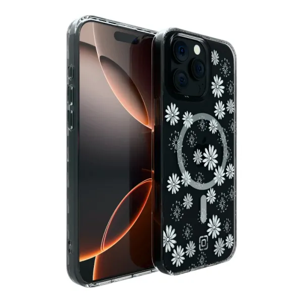 Incipio Forme MagSafe - Case iPhone 16 Pro Max (Ditzy Floral Silver)