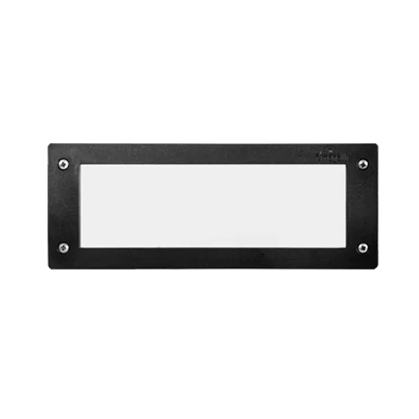 LETI 300 RECESSED WALL LAMP 1XE27 IP66 BLACK