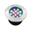 LED UNDERWATER LIGHT 12W RGB, IP68 WITH REMOTE