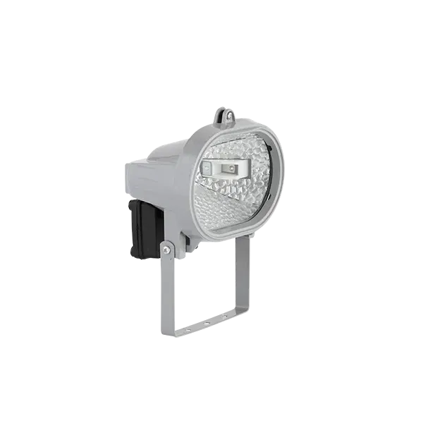 LED FLOODLIGHT &quotHALOGEN&quot TYPE WITH LED BULB J78 5.5W, GREY
