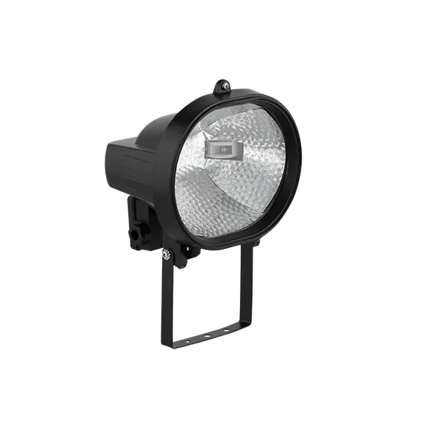 LED FLOODLIGHT &ampquotHALOGEN&ampquot TYPE WITH LED BULB J118 7.5W, BLACK