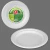 Plokštelių rinkinys Best Products Green Cukranendrės Ø 17 cm Balta Biologiškai skaidomas Vienkartinis 25 vnt.