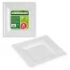 Plokštelių rinkinys Best Products Green Cukranendrės Ø 20 cm Balta Biologiškai skaidomas Vienkartinis 25 vnt.