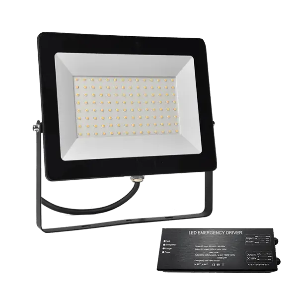 STELLAR HELIOS LED FLOODLIGHT 100W 5000-5500K+ EMERGENCY KIT