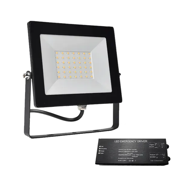 STELLAR HELIOS LED FLOODLIGHT 100W 5000-5500K+ EMERGENCY KIT