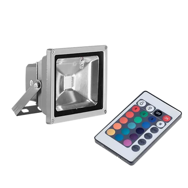 VEGA20RGB RGB LED FLOODLIGHT 20W WITH IR REMOTE CONTROL