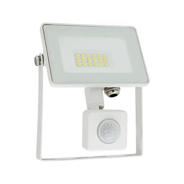 VEGA20 SLIM SMD 20W LED FLOODLIGHT WITH SENSOR 4000K WHITE