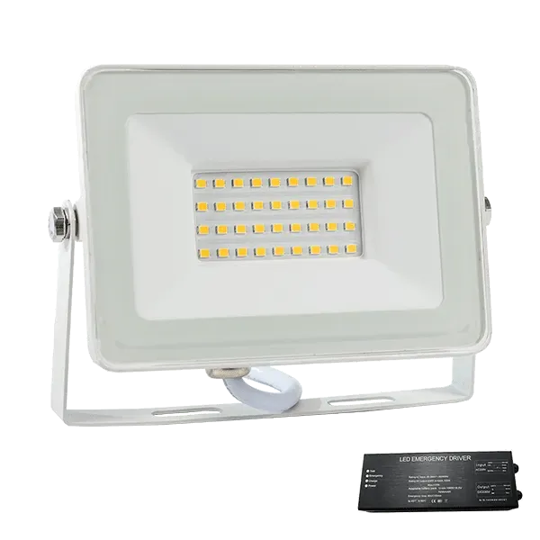 VEGA30 SLIM SMD 30W LED FLOODLIGHT 3000K WHITE