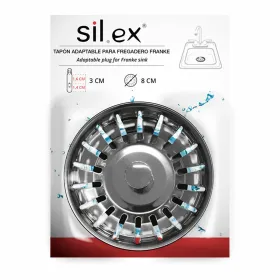 Allassihdit Silex Ruostumaton teräs Ø 8 cm Hopeinen