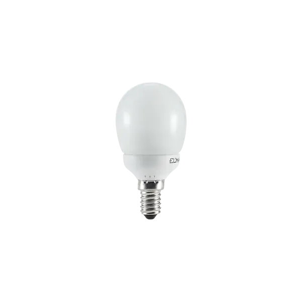 COMPACT FLUORESCENT LAMP G45 7W E14 2700K