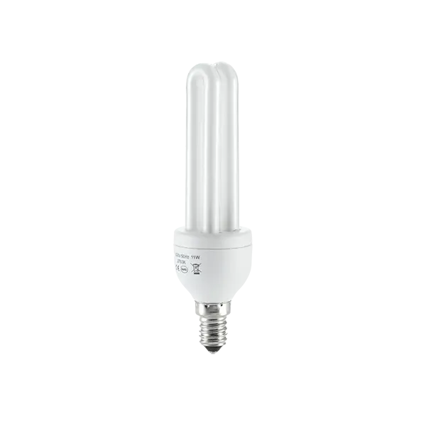 COMPACT FLUORESCENT LAMP E14 2U/11W 6400K