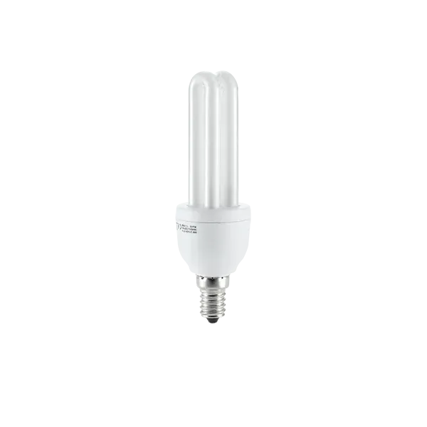 COMPACT FLUORESCENT LAMP E14 2U/9W 2700K