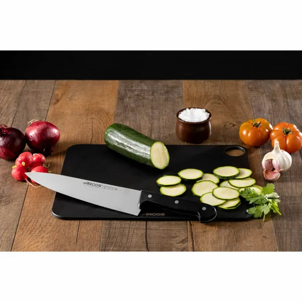 Virtuvės peilis Arcos serie universal Juoda Plienas 25 cm