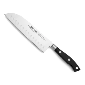 Santoku peilis Arcos serie riviera Juoda Plienas Polioksimetilenas 18 cm