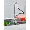 Mixer Tap Verhal serie trazo Silver Stainless steel C-shaped