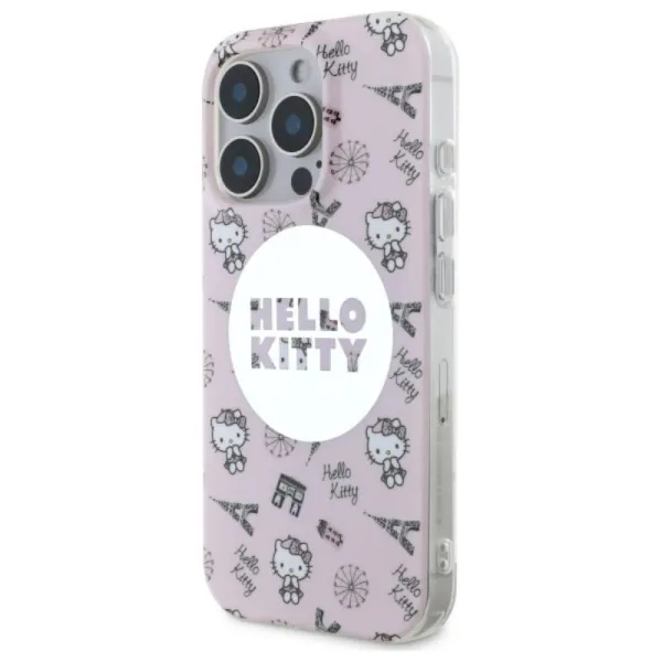 Hello Kitty IML All Over Paris MagSafe - Case for iPhone 16 Pro Max (pink)