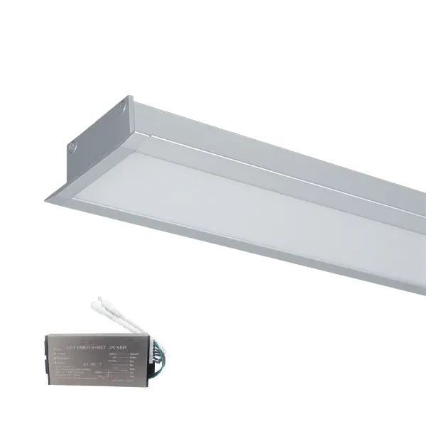 LED PROFILES RECESSED MOUNTING S77 24W 4000K 600MM GREY