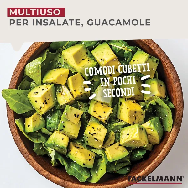 Avokado leikkuri Fackelmann 16 cm Vihreä Ruostumaton teräs
