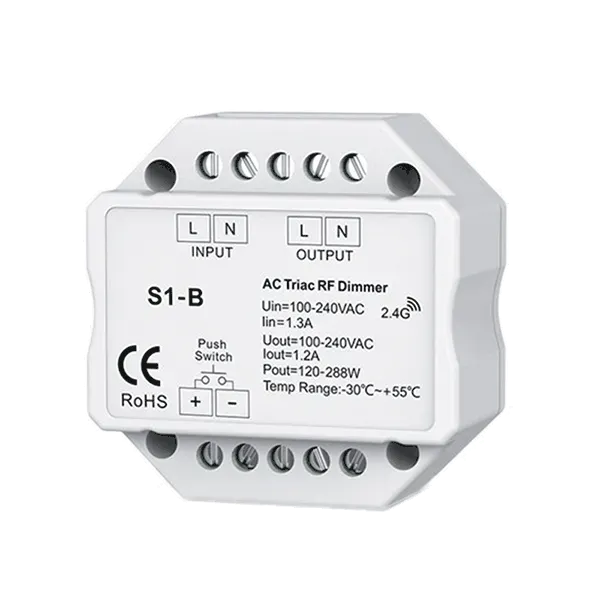 SMART WIFI 1-CHANNEL TRIAC DIMMER FOR CONSOLE BOX