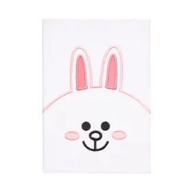Line Friends - Plush Notebook A5 (white)