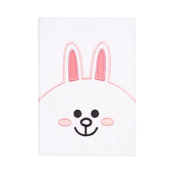 Line Friends - Plush Notebook A5 (white)
