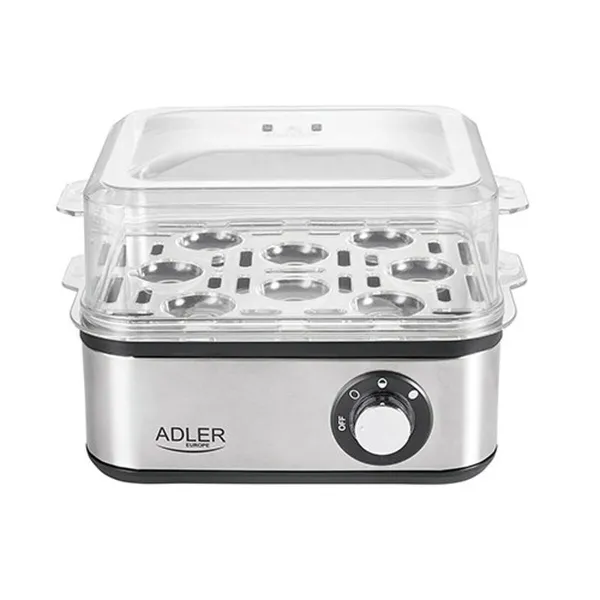 Egg boiler Adler AD 4486 Black Silver