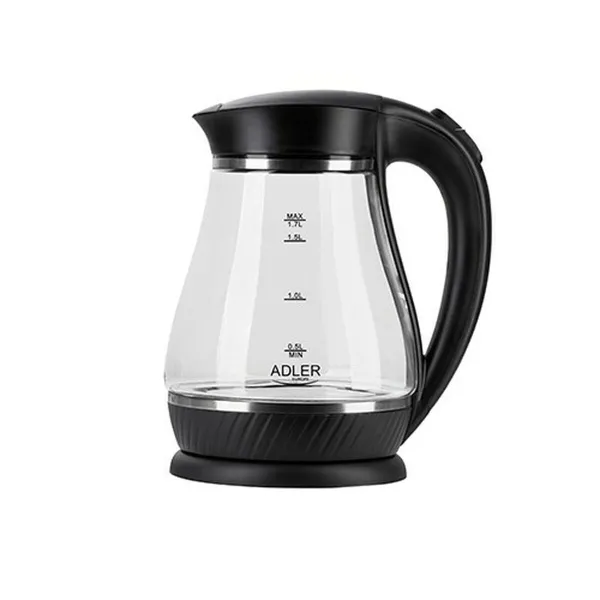 Tējkanna Adler AD 1274 2200 W 1,7 L Melns Nerūsējošais tērauds